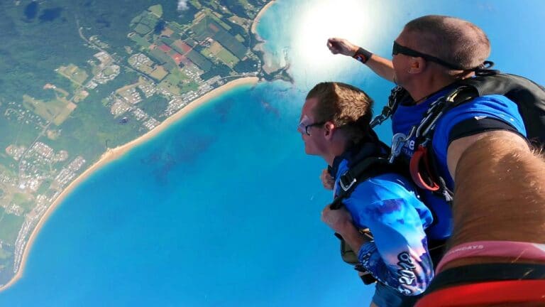 Skydive over Mission Beach - KKDay Top 5 Romantic Things to Do in Cairns