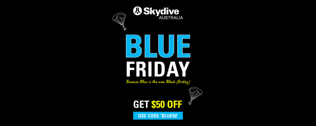 Blue Friday Skydive Australia